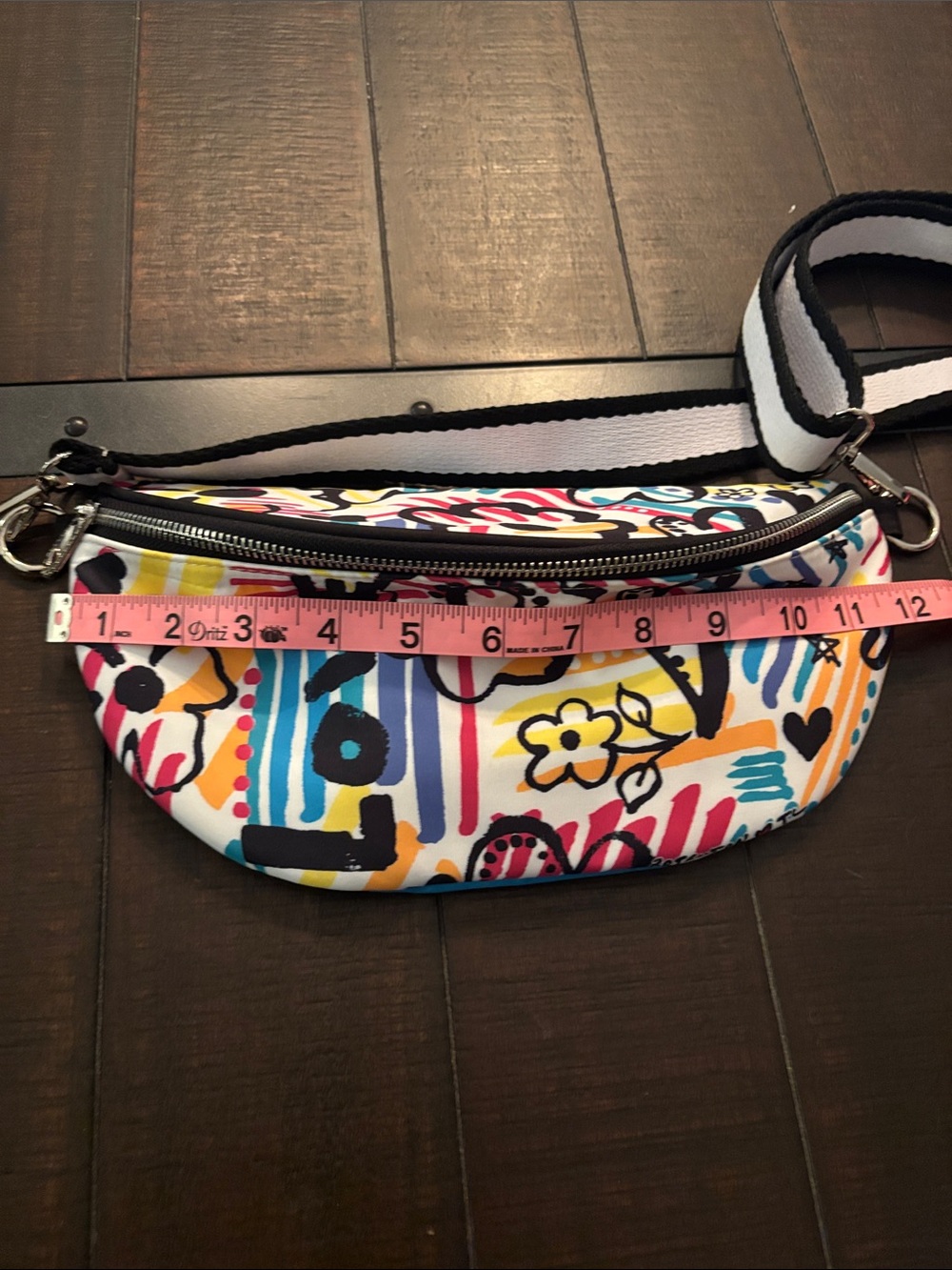 Brighton Multicolor Abstract Print Crossbody - Picture 9 of 10